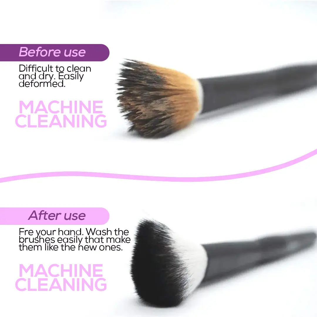 Automatic brush cleaner